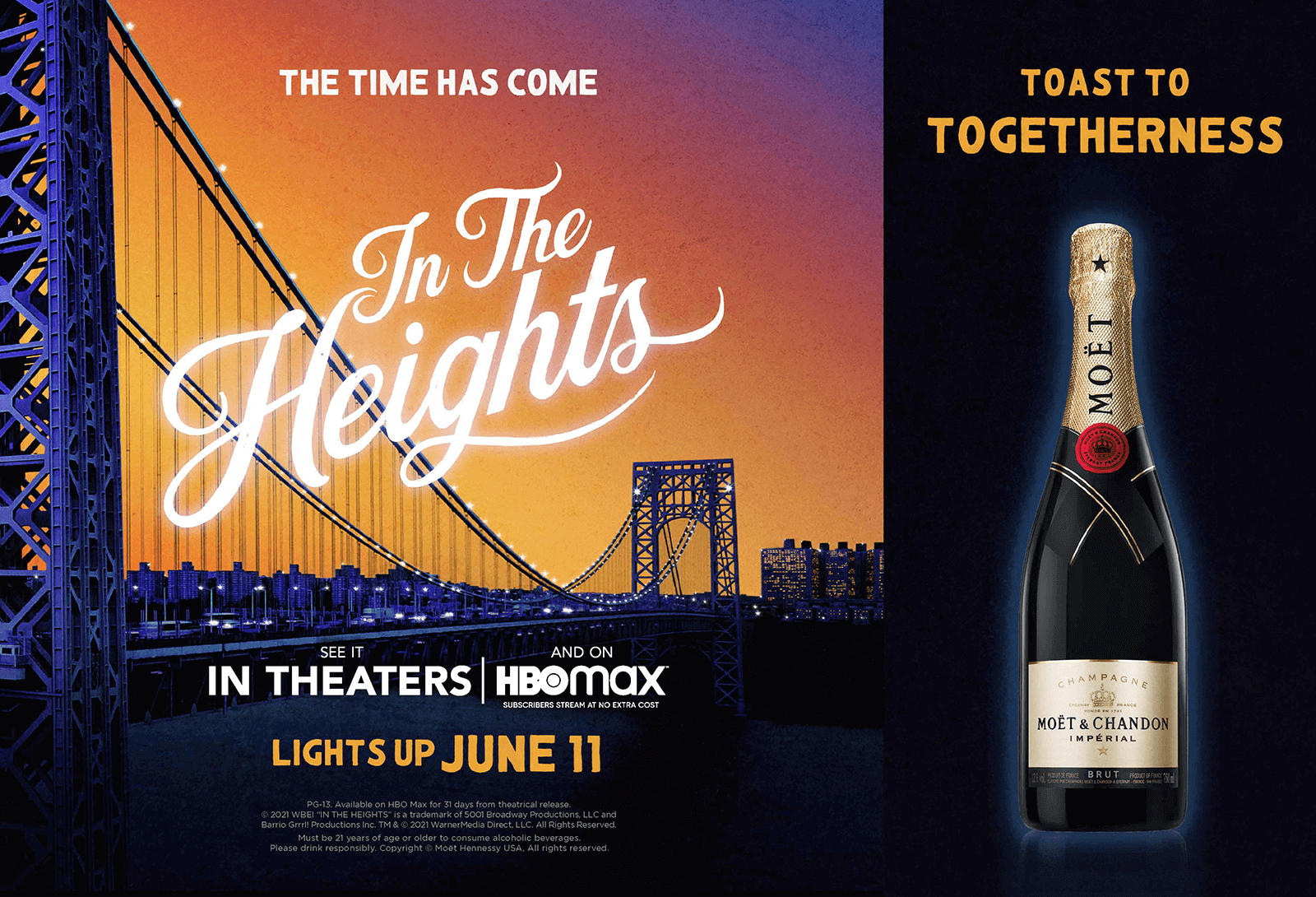 In the heights x moët
                        chandon